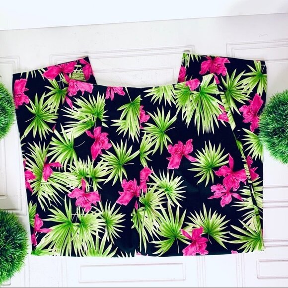 BRIGGS TROPICAL STRETCH CAPRI/CROP pants - Picture 6 of 8